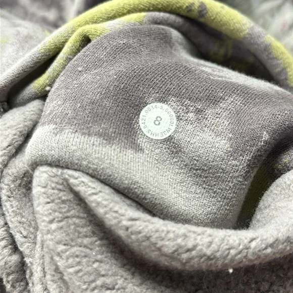 Lululemon All Yours Hoodie Orbital Tie Dye Mauve Grey Multi - Picture 4 of 7